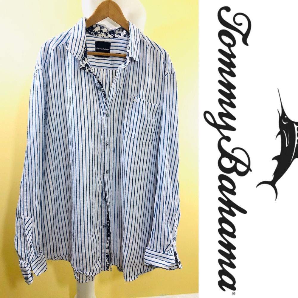 Tommy Bahama Linen button down XXL